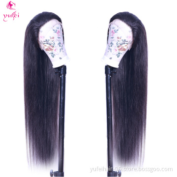 Human Hair Front Lace Front Wigs Frontal Wig, Virgin Cuticle Aligned Peruvian Wholesale Unprocessed Raw Remy Lace Brazilian Hair